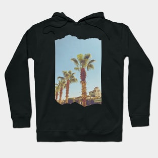 Pretty picture of a Palm Tree. Pretty Palm Trees Photography design with blue sky Hoodie